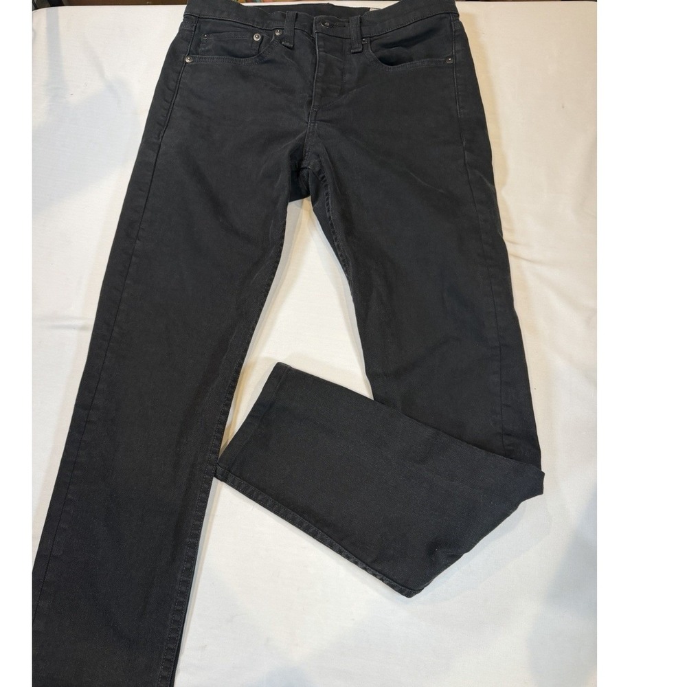 Rag & Bone Standard Issue Fit2 Slim Coated Black Jeans Mens 28x30 Button Fly USA